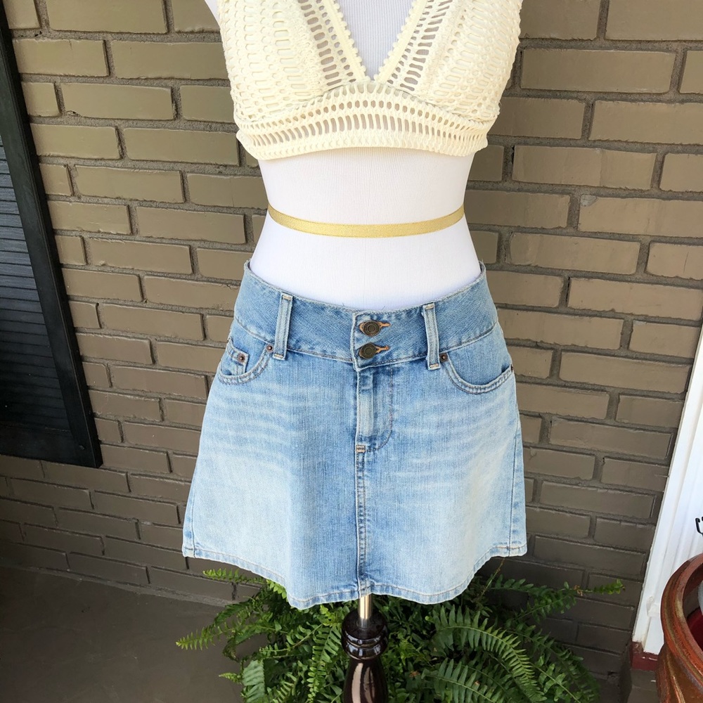 American Eagle Outfitters Denim Mini Skirt…